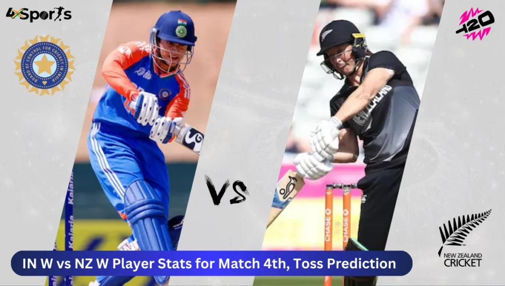 IN W vs NZ W Player Stats for Match 4th, IN W vs NZ W Head-to-Head, Toss Prediction, Who Will Win Today's Match Between India Women vs New Zealand Women? ICC Women's T20 World Cup 2024