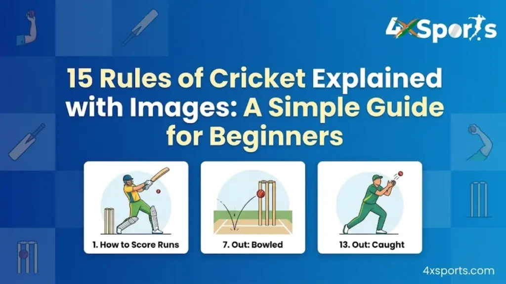15 Rules of Cricket Explained with Images: A Simple Guide for Beginners 15 rules of cricket