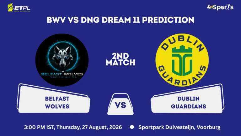 BWV vs DNG Dream 11 Prediction 2nd Match ETPL 2026