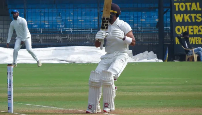 Batter Playing a Boundary Shot
