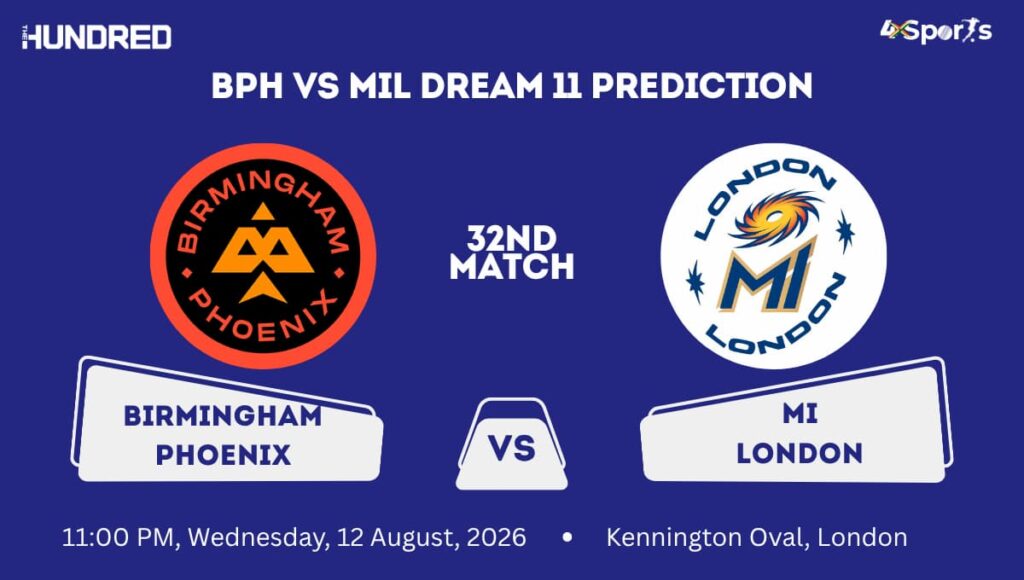 MO vs SUL Dream 11 Prediction 32nd Match The Hundred