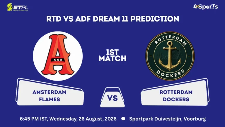 RTD vs ADF Dream 11 Prediction 1st Match ETPL 2026