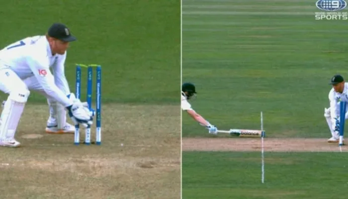 Run Out Attempt in Cricket