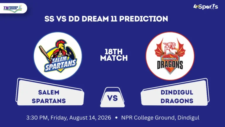 SS vs DD Dream 11 Prediction Today Match 18th TNPL 2026