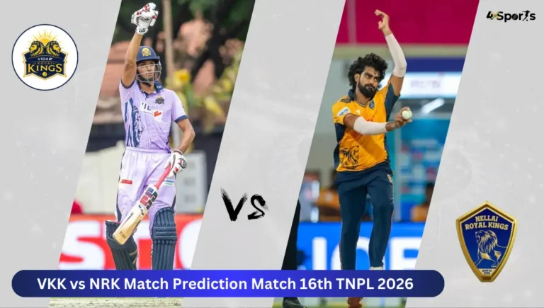 VKK vs NRK Match Prediction Match 16th TNPL 2026