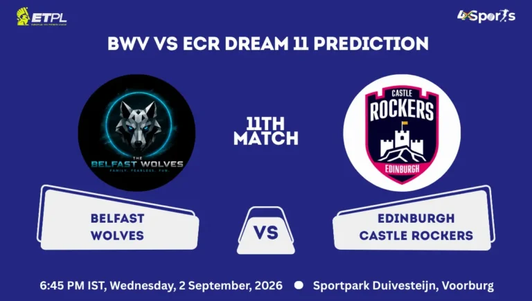 BWV vs ECR Dream11 Prediction Today Match 11th ETPL 2026