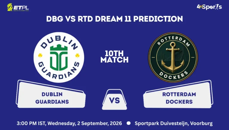 DBG vs RTD Dream 11 Prediction 10th Match ETPL 2026
