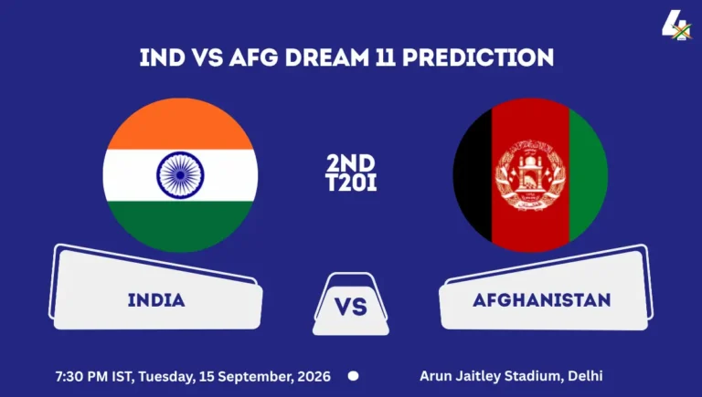 IND vs AFG Dream11 Prediction Today Match 2nd T20I 2026