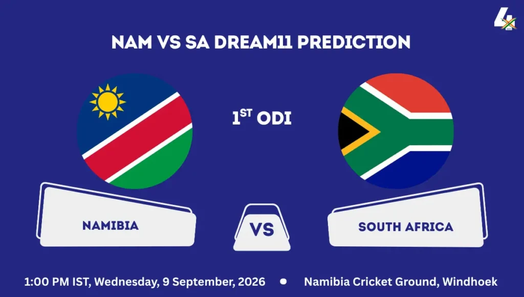 NAM vs SA Dream11 Prediction Today Match 1st ODI 2026