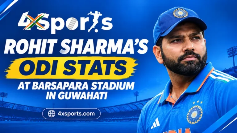 Rohit Sharma ODI Stats at Barsapara Stadium Guwahati
