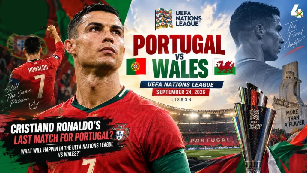 Cristiano Ronaldo's last match for Portugal?