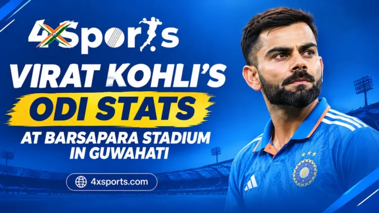 Virat Kohli ODI Stats at Barsapara Stadium in Guwahati