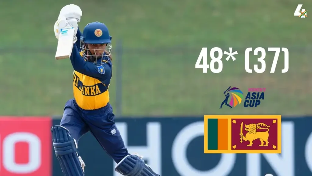 Harshitha’s Unbeaten 48 Sends Sri Lanka into Asia Cup Semi-Finals