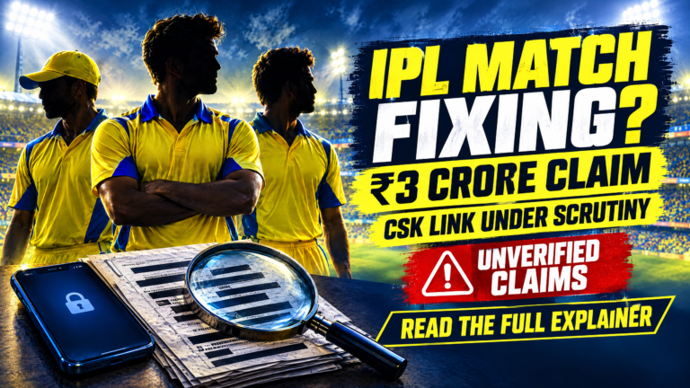 Rachit Bhatia IPL Fixing Claims: What the Tehelka Sting Alleges About CSK and ₹3 Crore