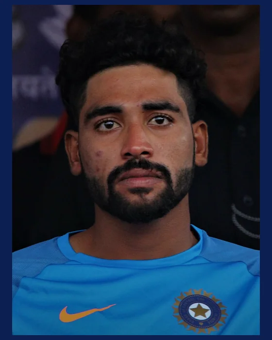 Archive photograph of Mohammed Siraj; not the India vs West Indies 3rd ODI