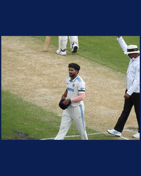 Archive photograph of Nitish Kumar Reddy; not the India vs West Indies 3rd ODI