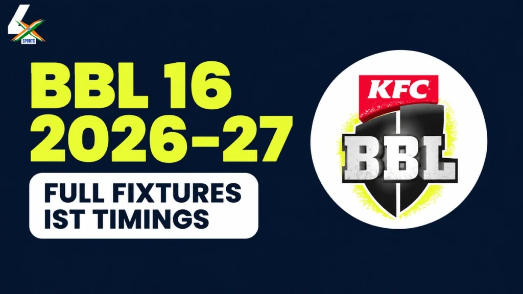 BBL 16 Schedule 2026–27 — Full Fixtures, Indian Timings