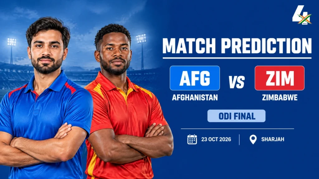 AFG vs ZIM match prediction editorial illustration