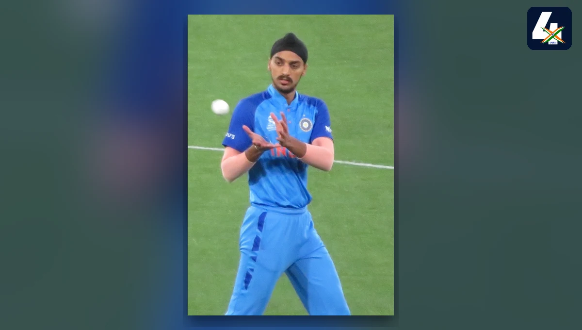 Actual archive photograph of Arshdeep Singh on a 4xSports editorial cover