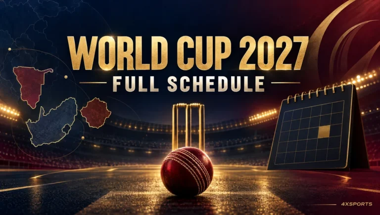 Illustrated ICC Cricket World Cup 2027 full schedule across South Africa, Zimbabwe and Namibia