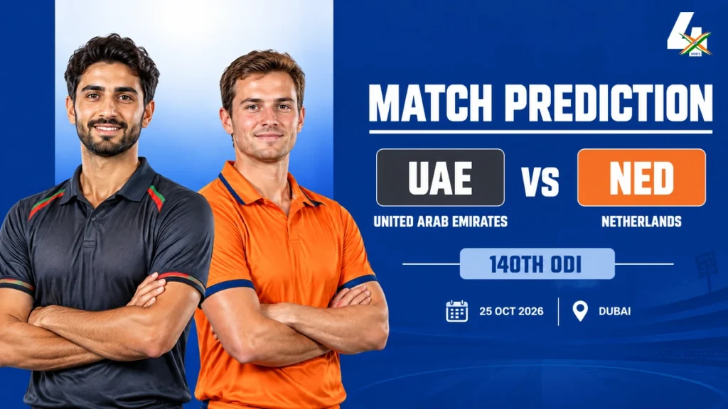 UAE vs NED match prediction editorial illustration