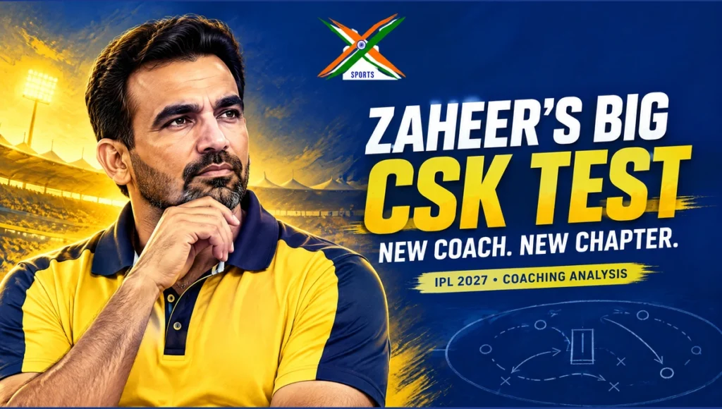 Zaheer Khan CSK head coach — original 4xSports editorial cover